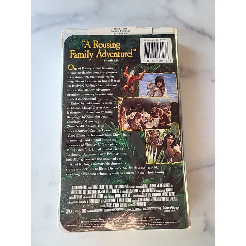 The Jungle Book (VHS, 1995)